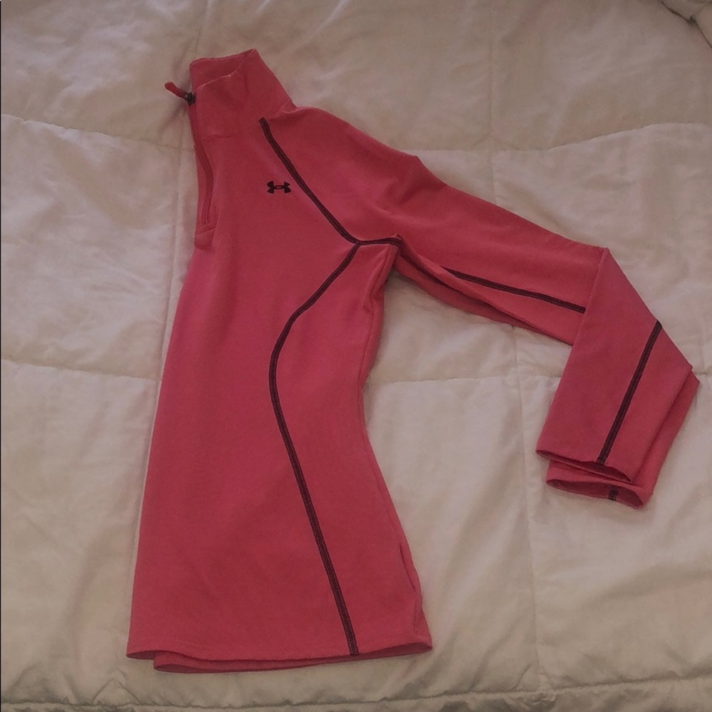 Under Armor Pink Semi Fitted Cold gear